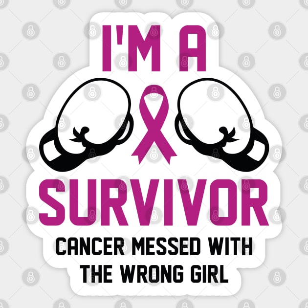 Cancer Survivor Sticker by CreativeJourney